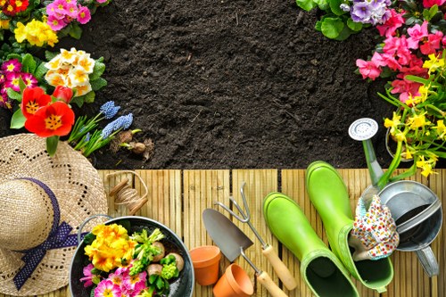 Low-maintenance porcelain paving for a Camden garden or courtyard