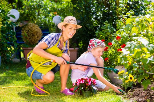 Close-up of a site inspection during a landscaping complaint review
